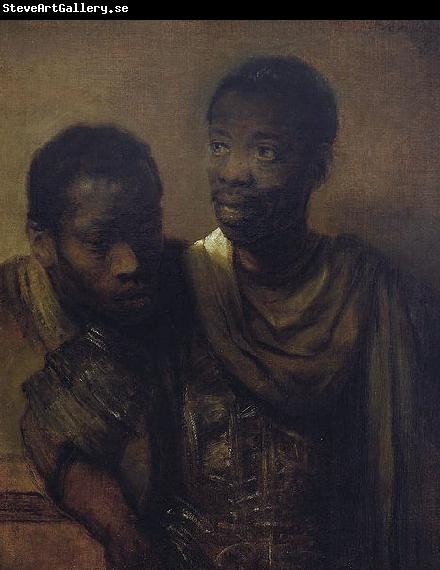 Rembrandt Peale Two young Africans.